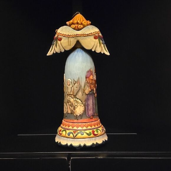 Angel Figurine with Harp - Multicolor - Picture 4 of 4